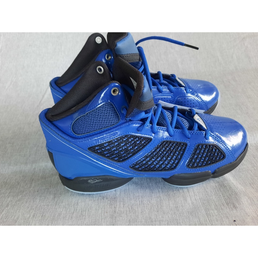 Adidas‎ Men 8.5 D AdiZero Rose 1.5 Restomod Blue/Black Basketball Shoes GY7223